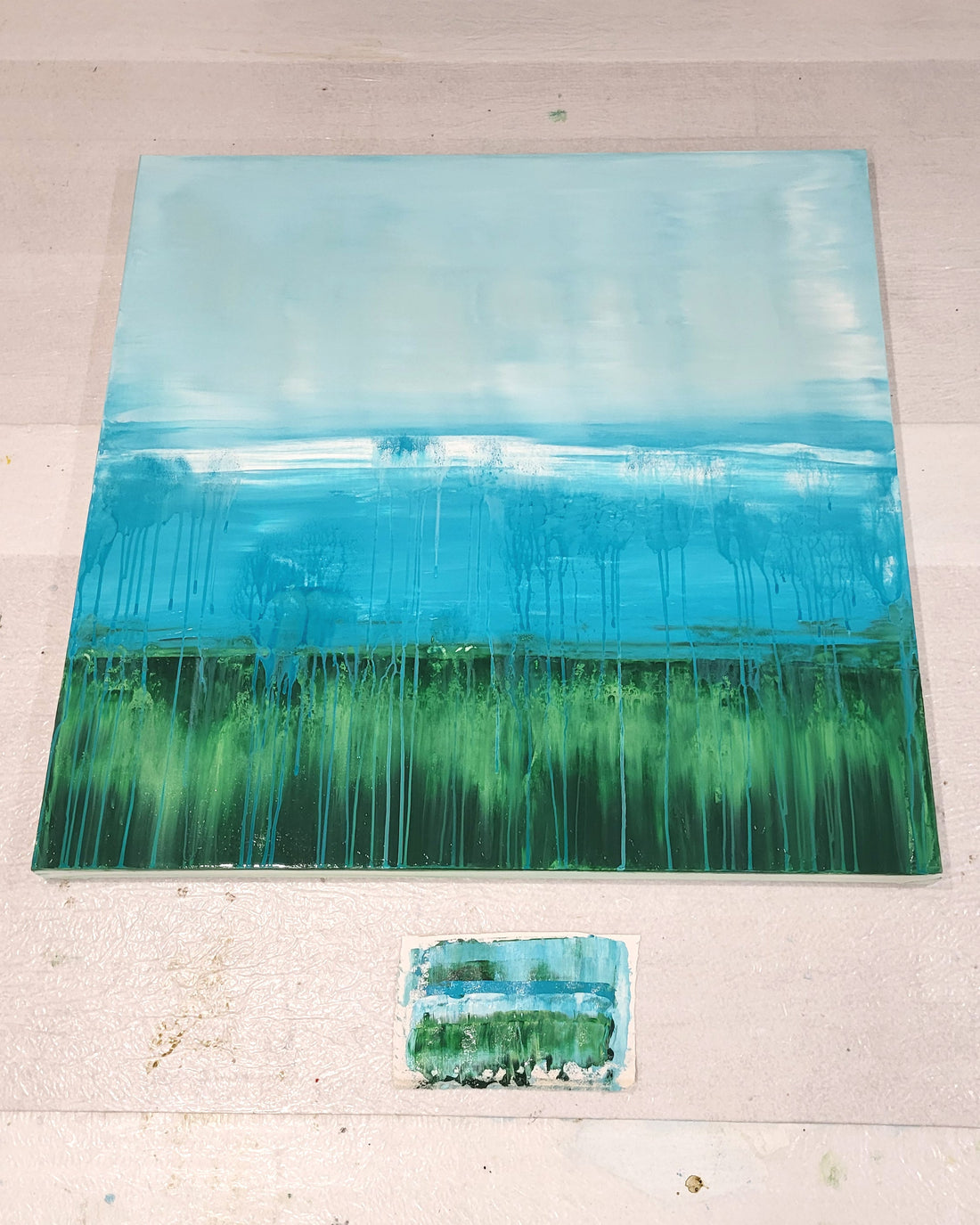 April Sky — In Progress