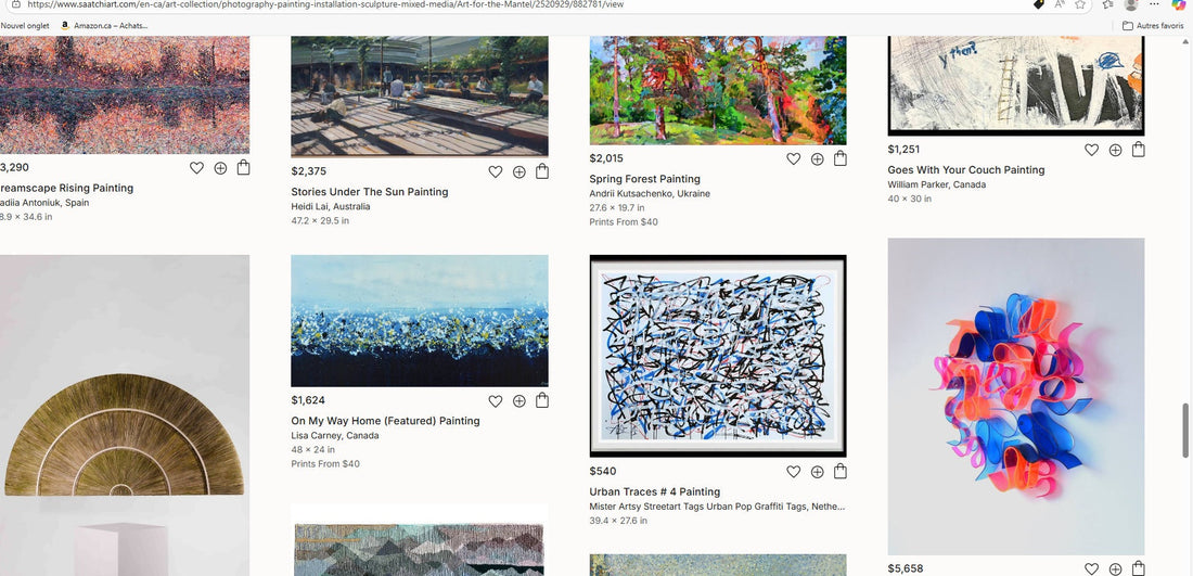 On My Way Home: A Featured Piece on Saatchi Art