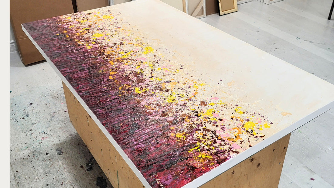 New large-scale work in progress in the studio