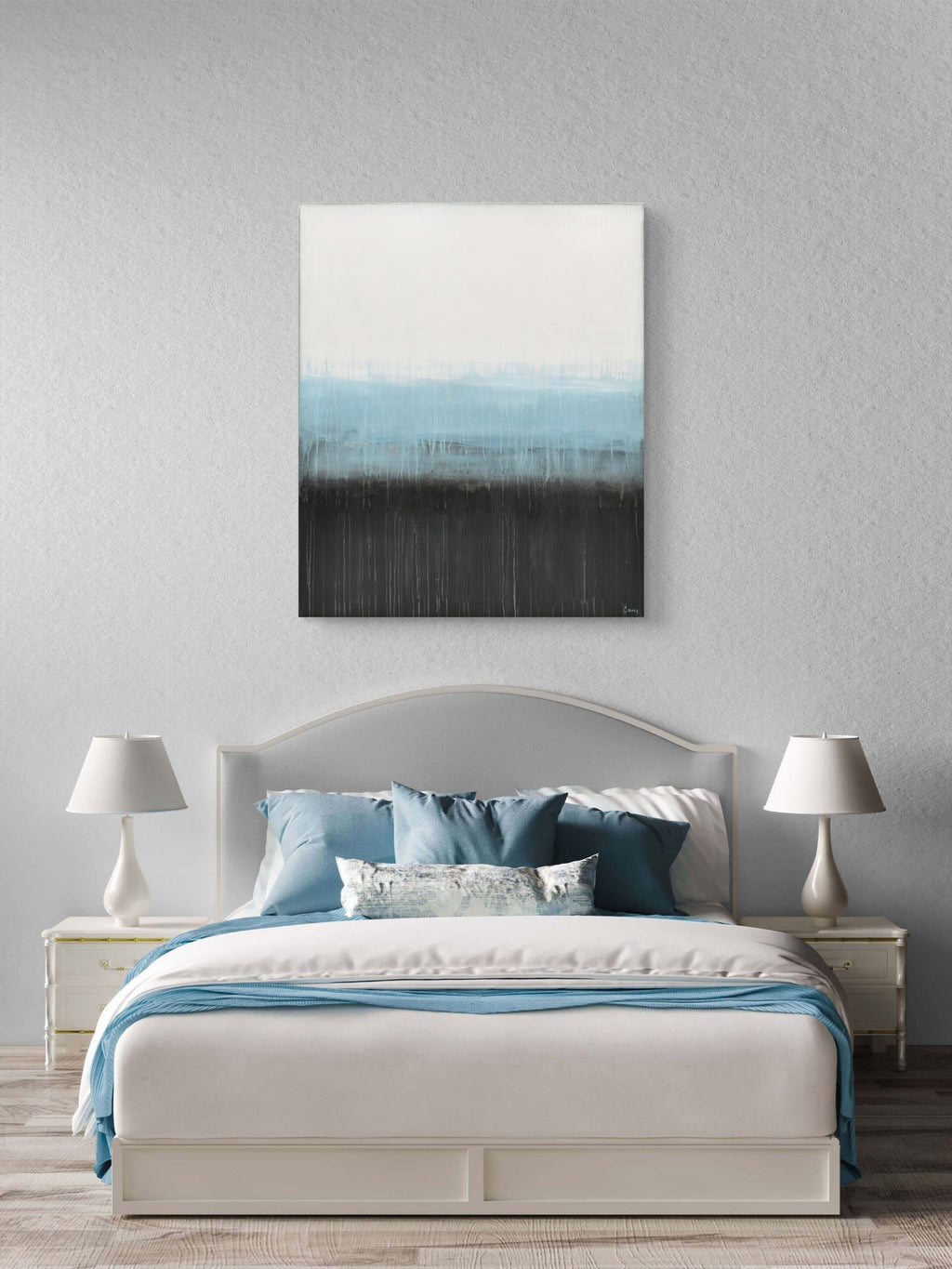 acrylic landscapes and original hand painted canvas art  by modern abstract artists Canada - Lisa Carney 