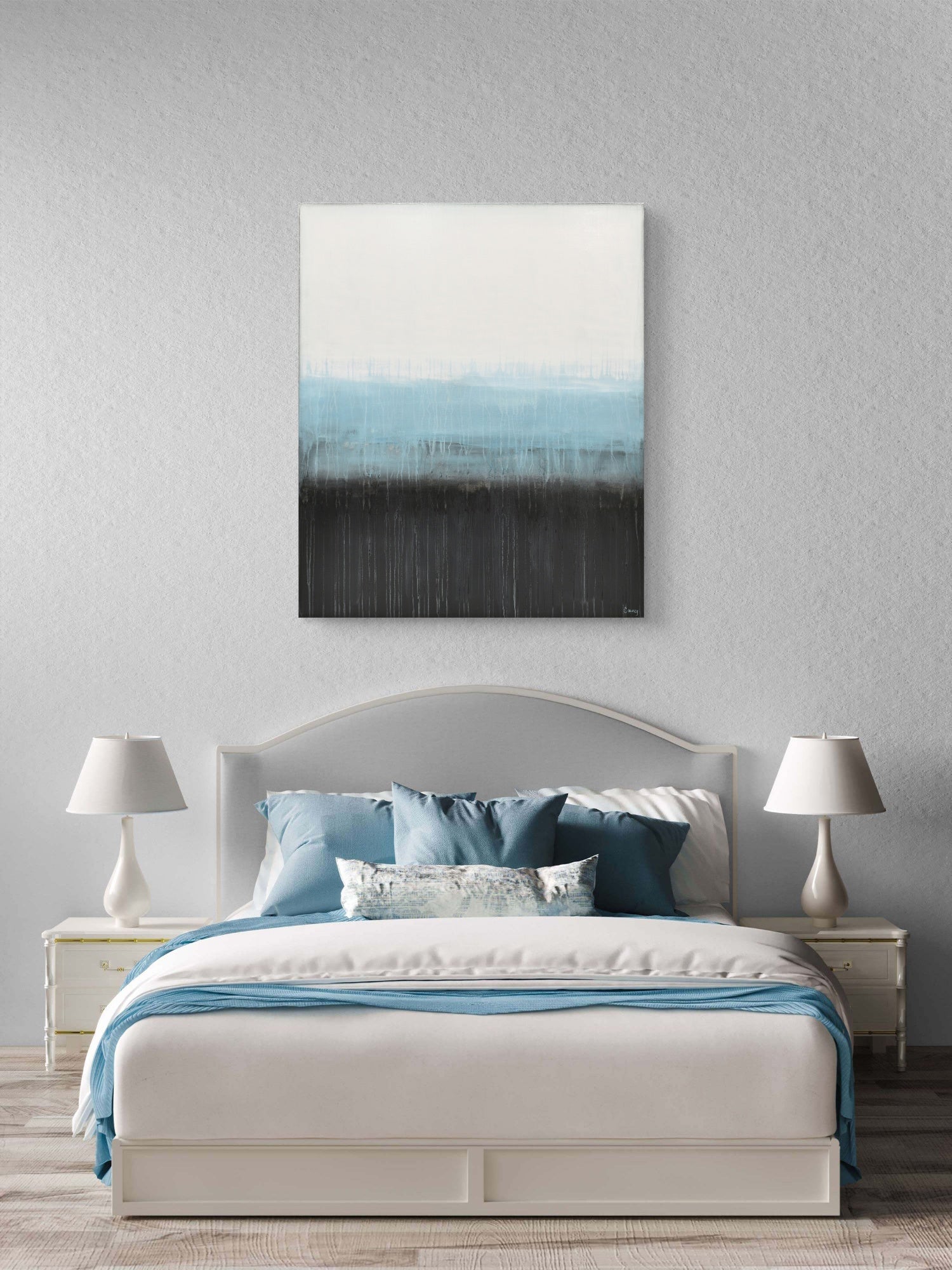acrylic landscapes and original hand painted canvas art  by modern abstract artists Canada - Lisa Carney 