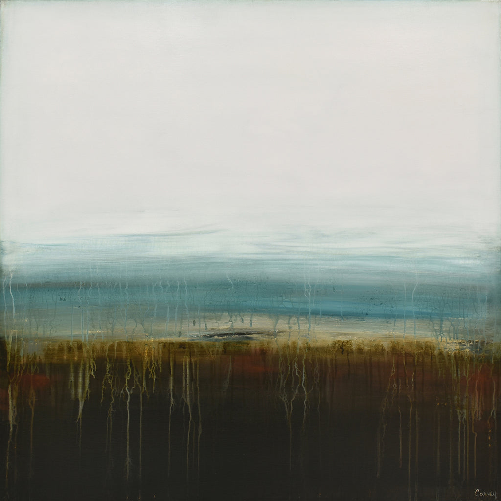 original scenery artwork and acrylic landscapes painting  by modern abstract artists Canada - Lisa Carney 
