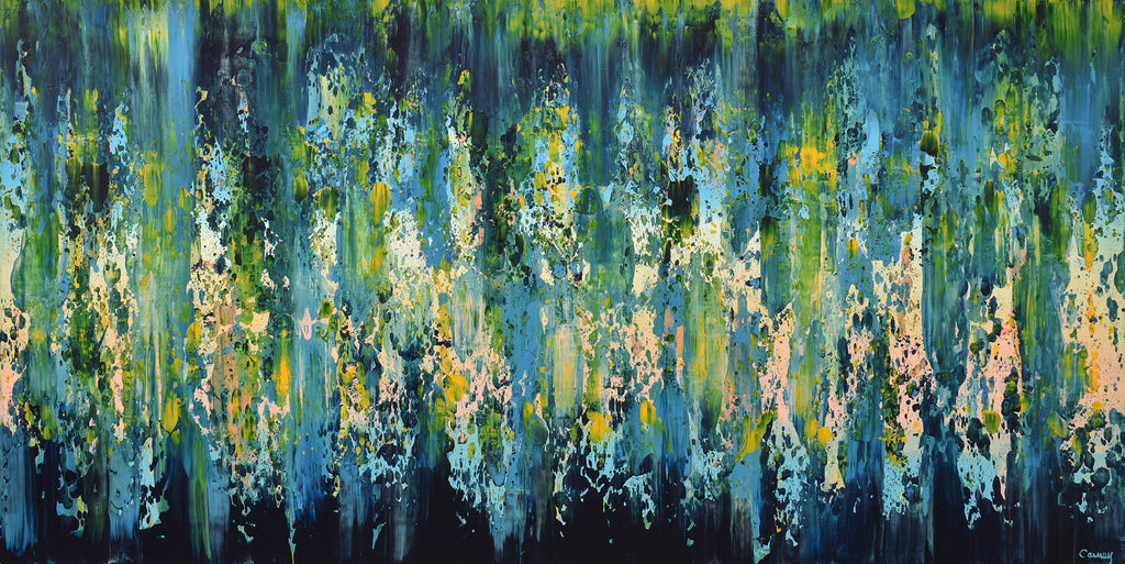 realistic abstract art and wall modern painting decor by modern landscape artists Canada - Lisa Carney 