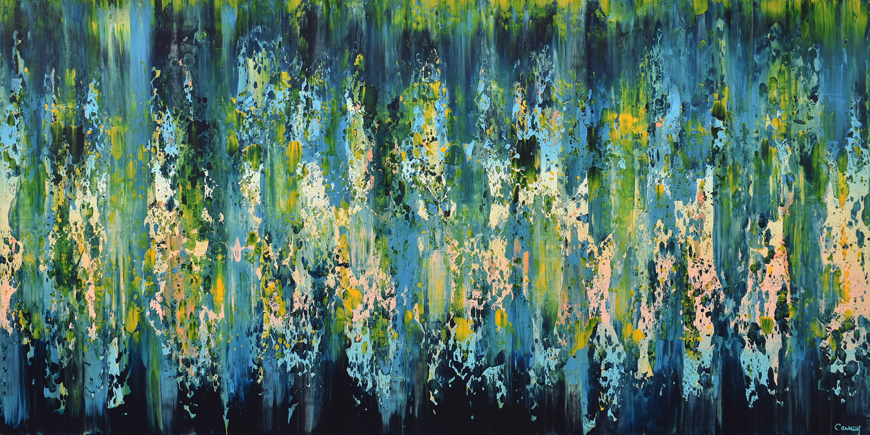 realistic abstract art and wall modern painting decor by modern landscape artists Canada - Lisa Carney 