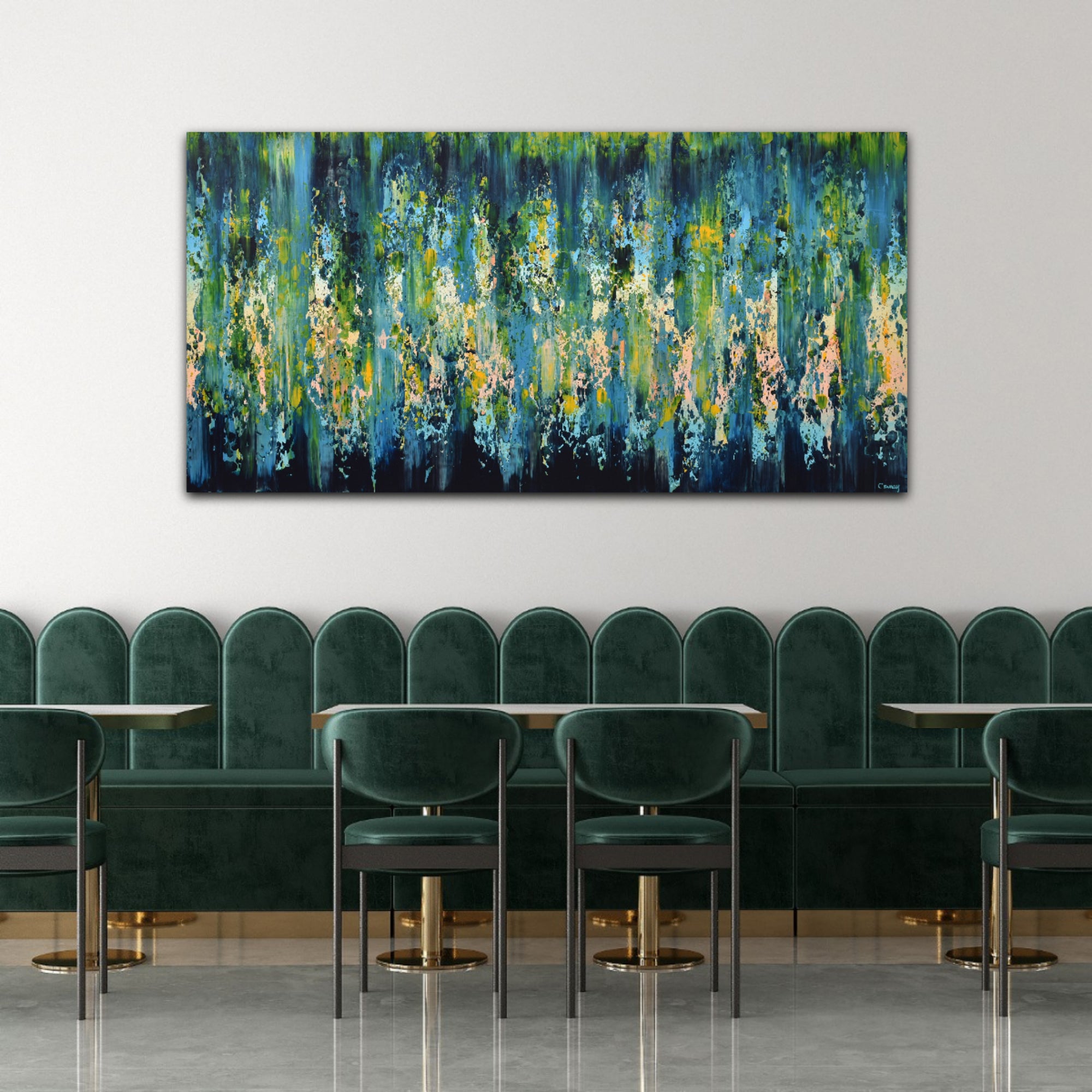 Original oil painting wall art and modern canvas art from nature by modern landscape artists Canada - Lisa Carney 