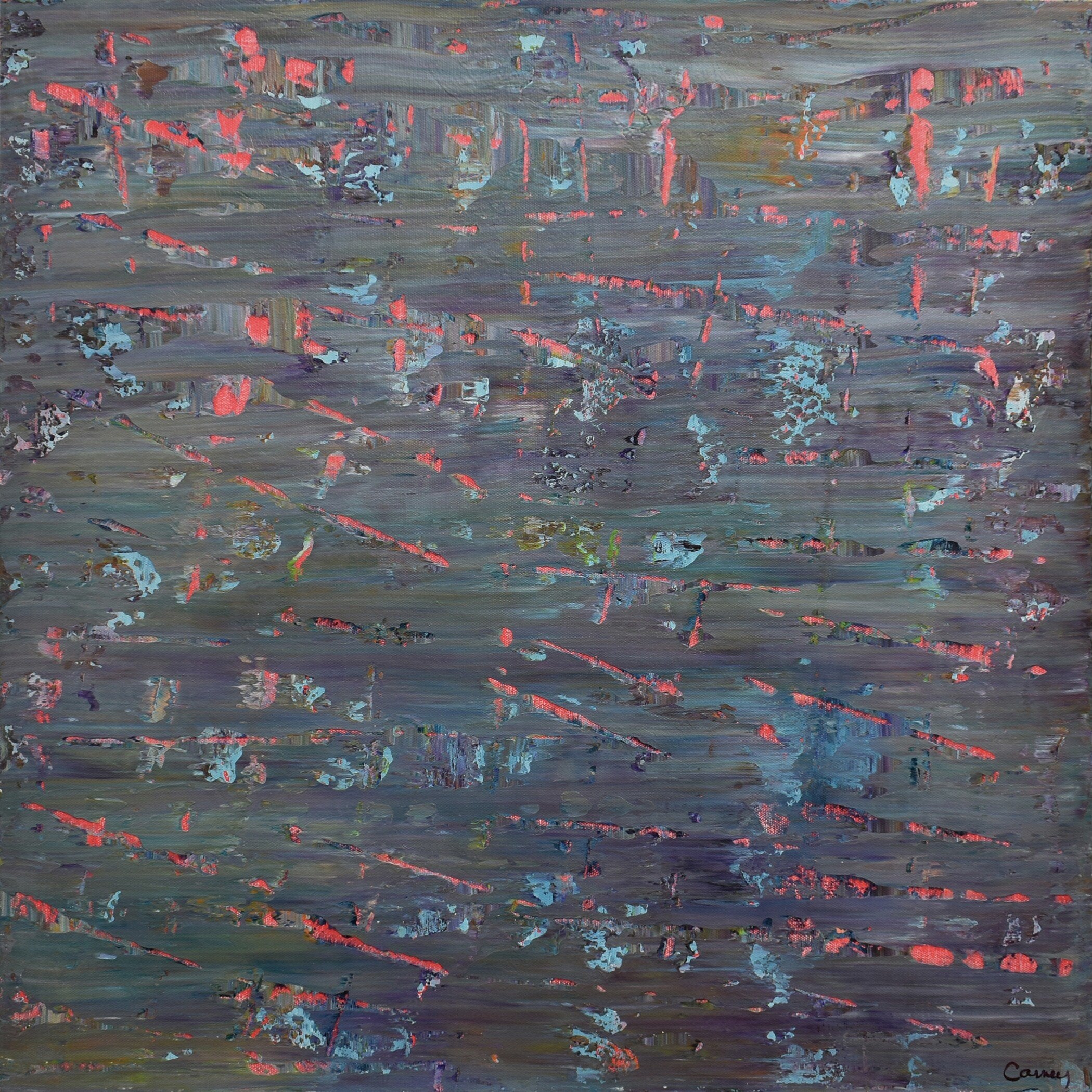 Mysteria - Lisa Carney - Contemporary coastal abstract paintings