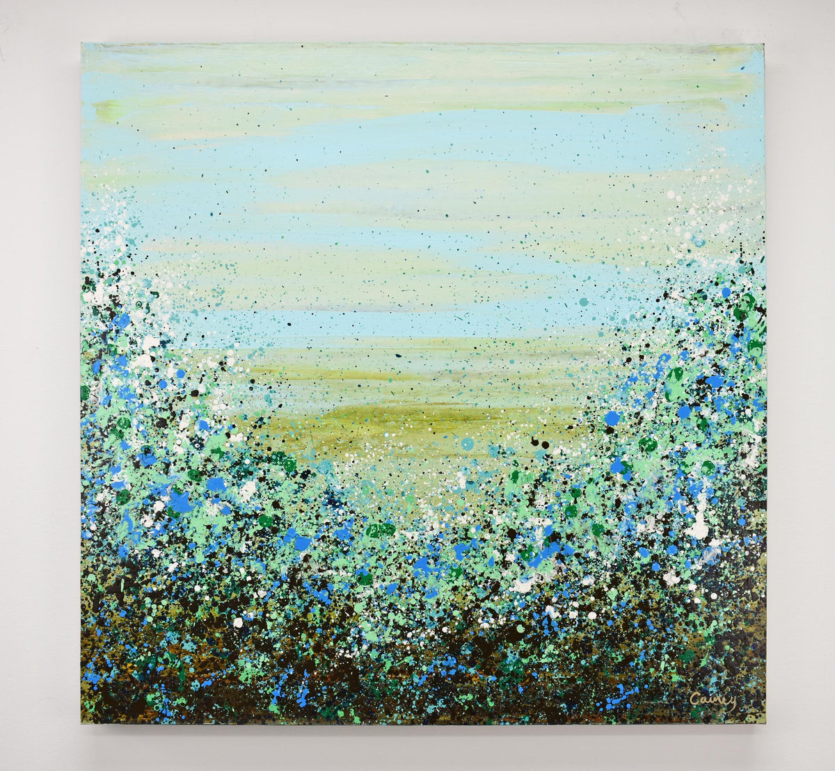 Potpourri 12 original abstract painting - Lisa Carney