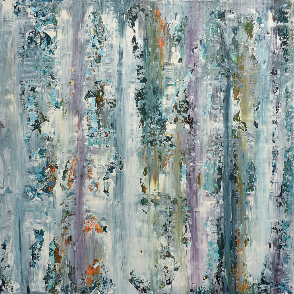 Snowlight - Lisa Carney - Abstract coastal wall art