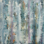 Snowlight - Lisa Carney - Abstract coastal wall art
