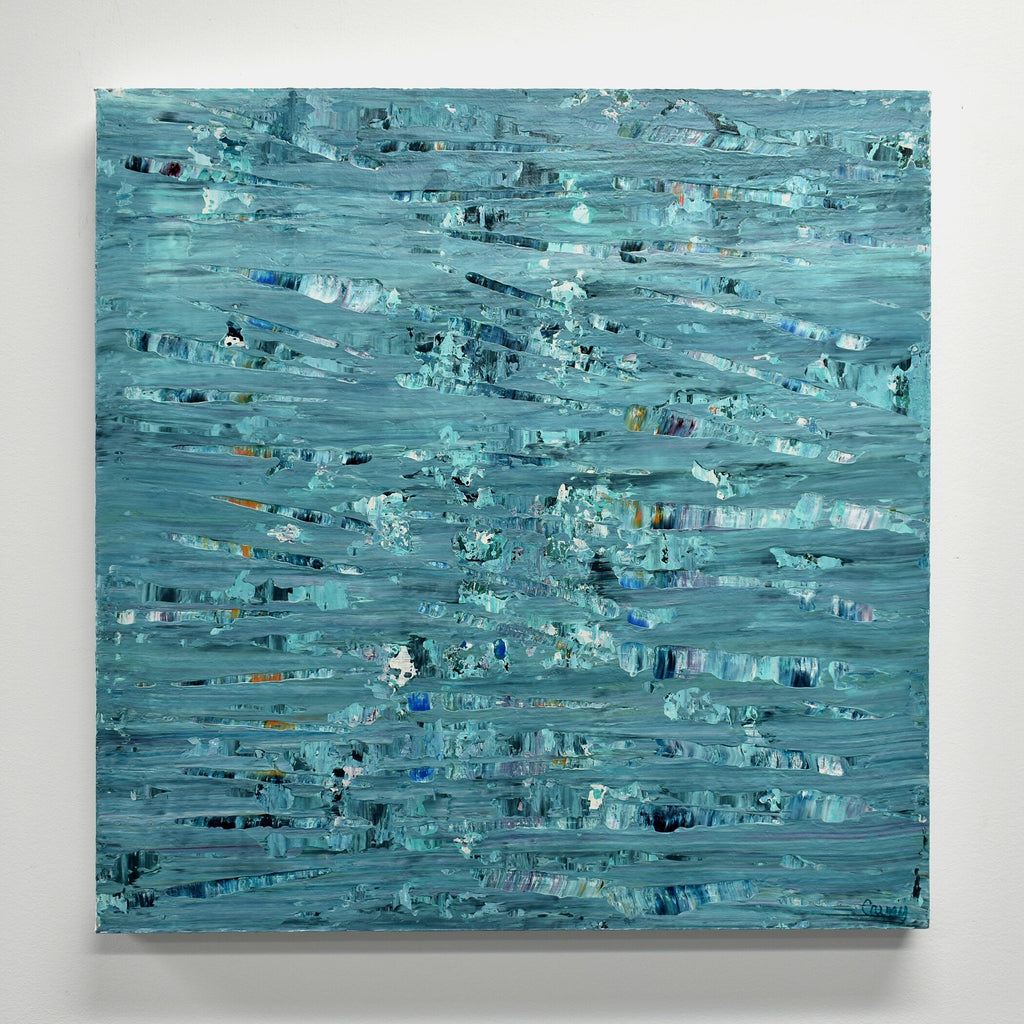 Wipeout - Lisa Carney - Abstract coastal wall art