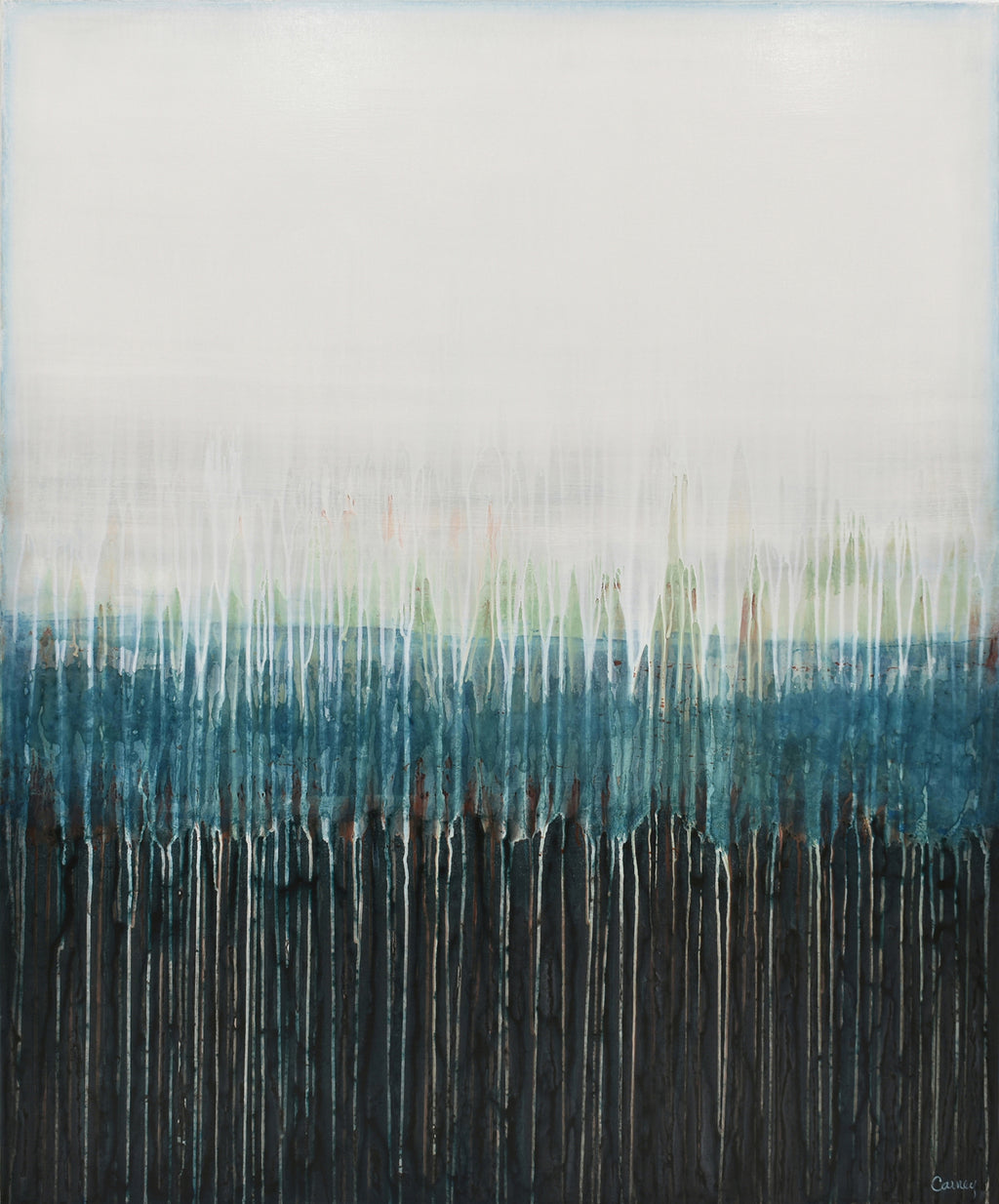 abstract painting original and realistic abstract art by modern landscape artists Canada - Lisa Carney 