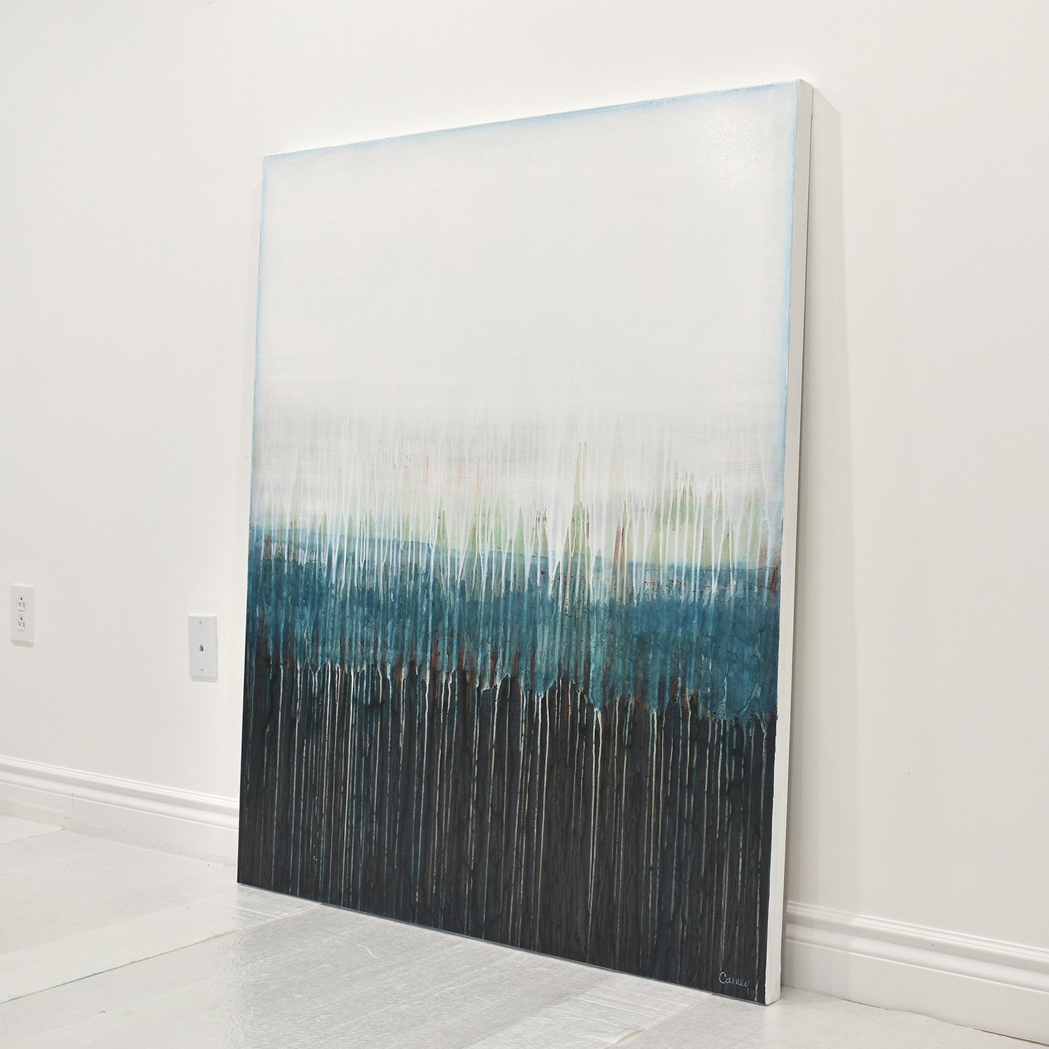 landscape modern wall art original and wall modern painting decor by modern landscape artists Canada - Lisa Carney 