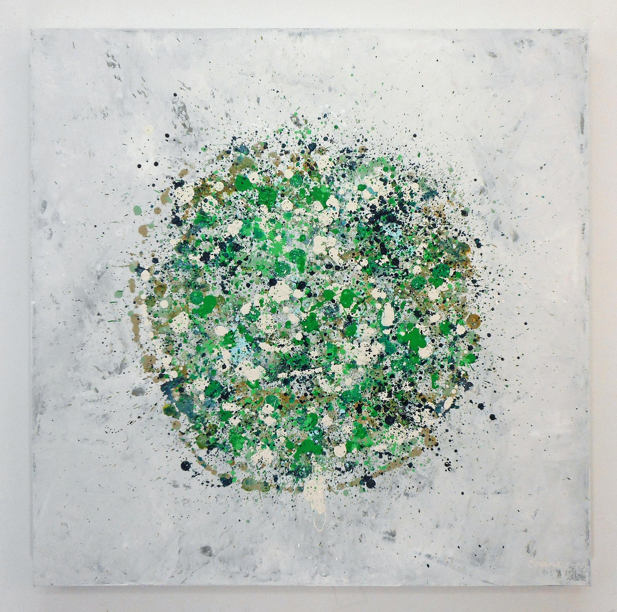 Petal Burst 6 wall view - Lisa Carney