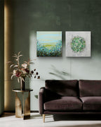 Petal Burst 6 + Potpourri 12 paired artwork view - Lisa Carney