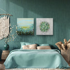 Petal Burst 6 + Potpourri 12 paired artwork view - Lisa Carney
