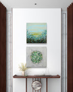 Petal Burst 6 + Potpourri 12 paired artwork view - Lisa Carney