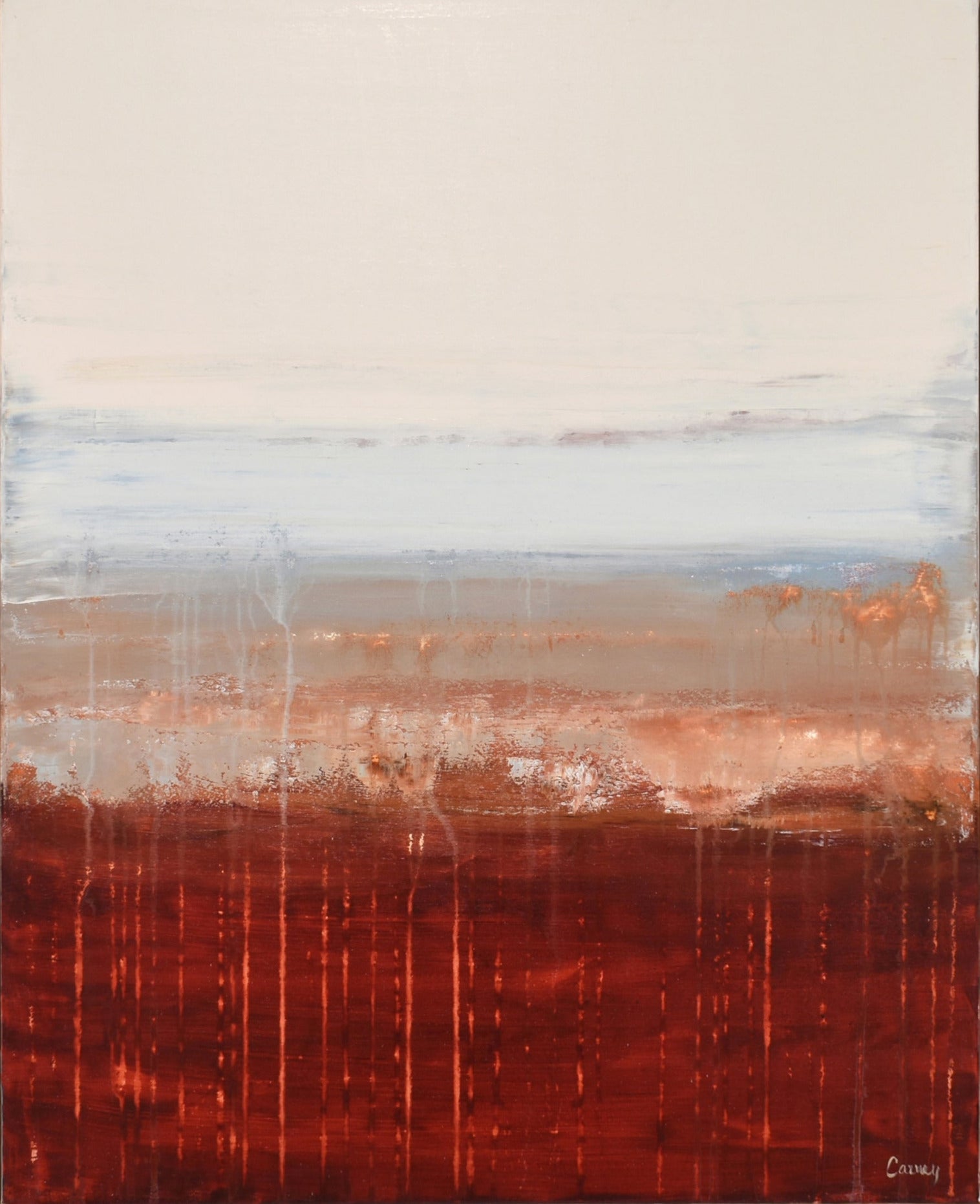 contemporary landscape art and acrylic landscapes painting by modern abstract artists Canada - Lisa Carney 