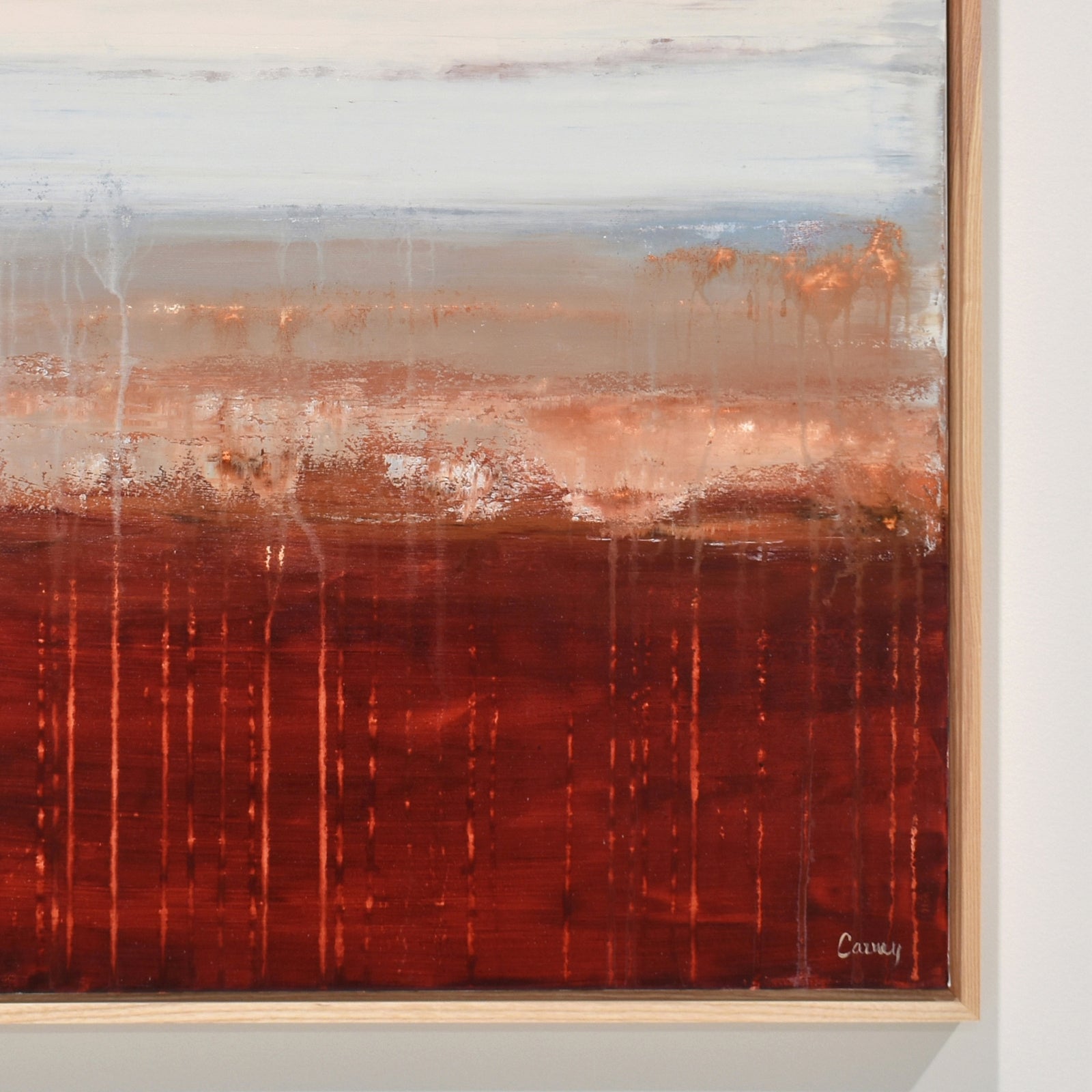 contemporary landscape art and acrylic landscapes painting by modern abstract artists Canada - Lisa Carney 