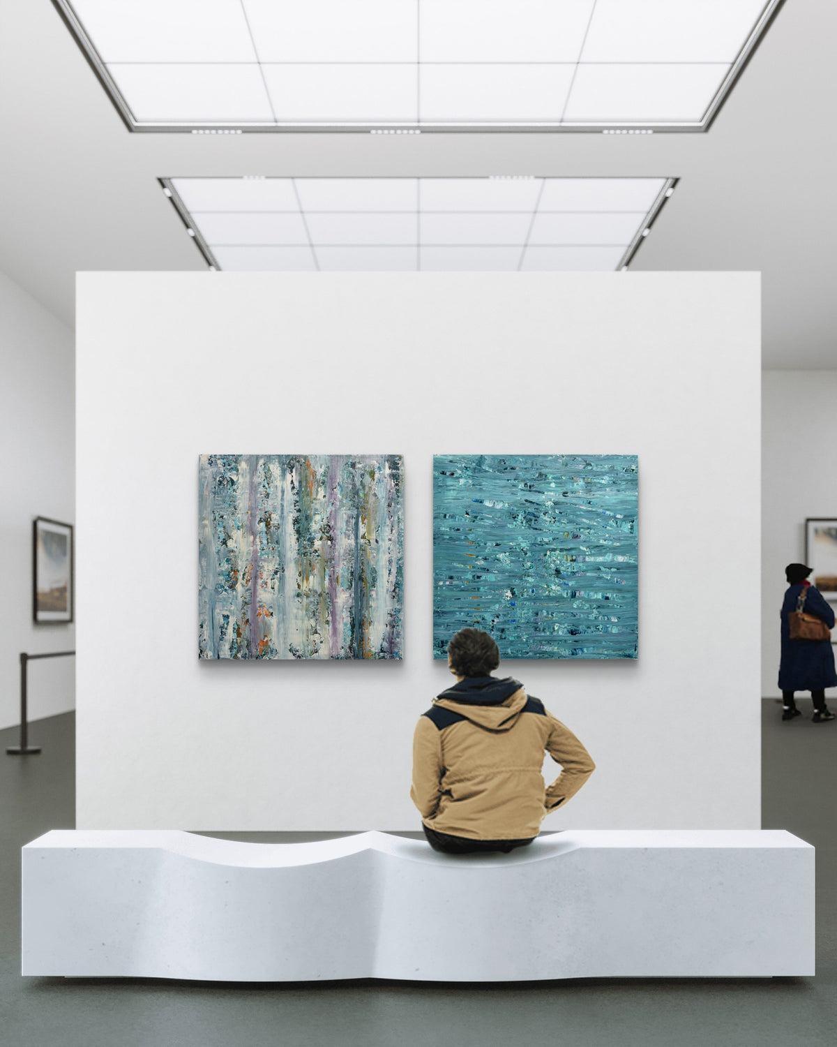 Wipeout + Snowlight paired artwork view - Lisa Carney