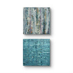 Wipeout + Snowlight diptych, alternate arrangement - Lisa Carney