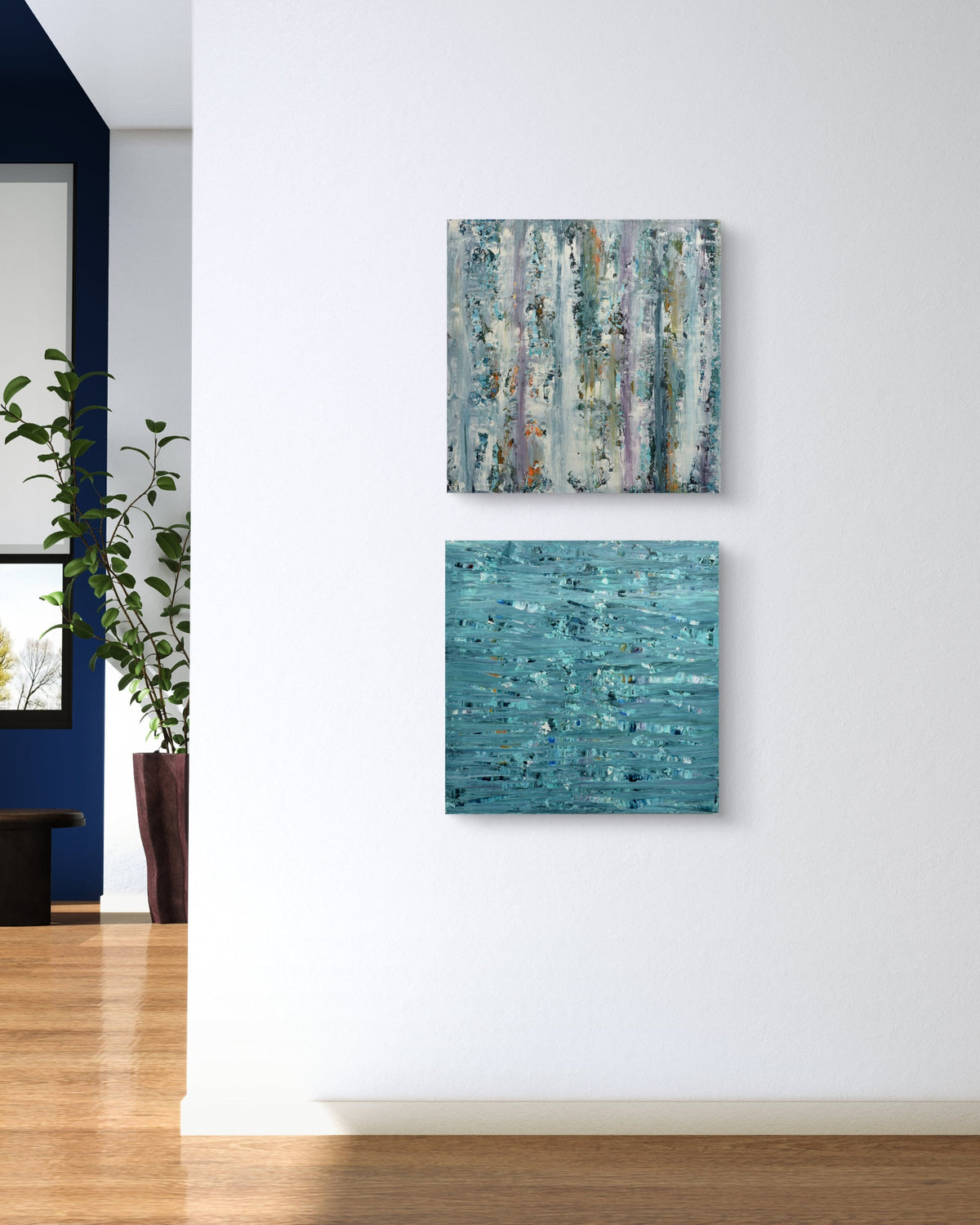 Wipeout + Snowlight paired artwork view - Lisa Carney