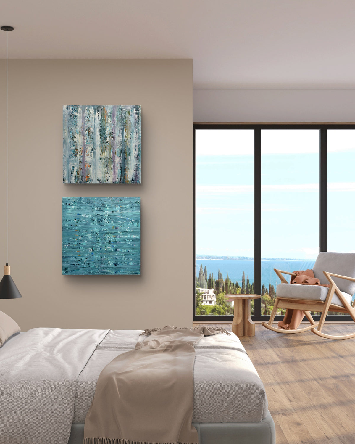 Wipeout + Snowlight paired artwork view - Lisa Carney
