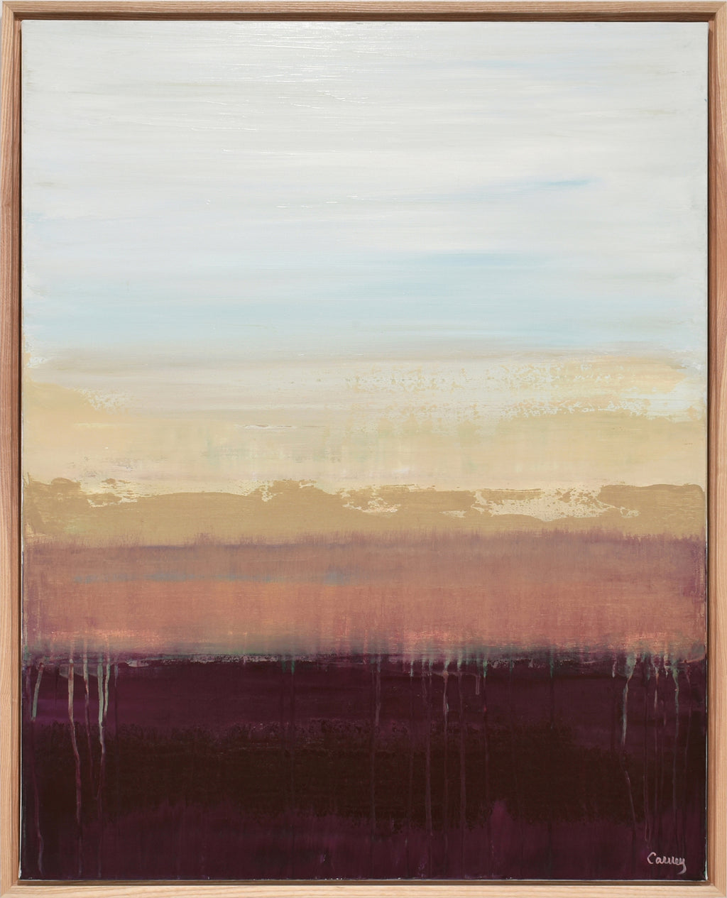 wall modern painting decor and art painting nature by modern abstract artists Canada - Lisa Carney 