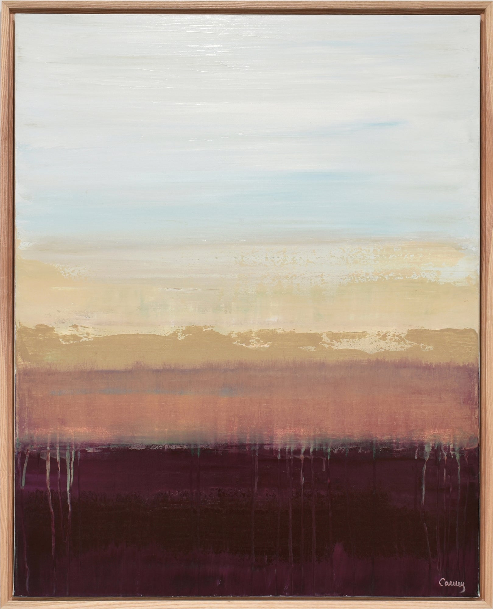 wall modern painting decor and art painting nature by modern abstract artists Canada - Lisa Carney 